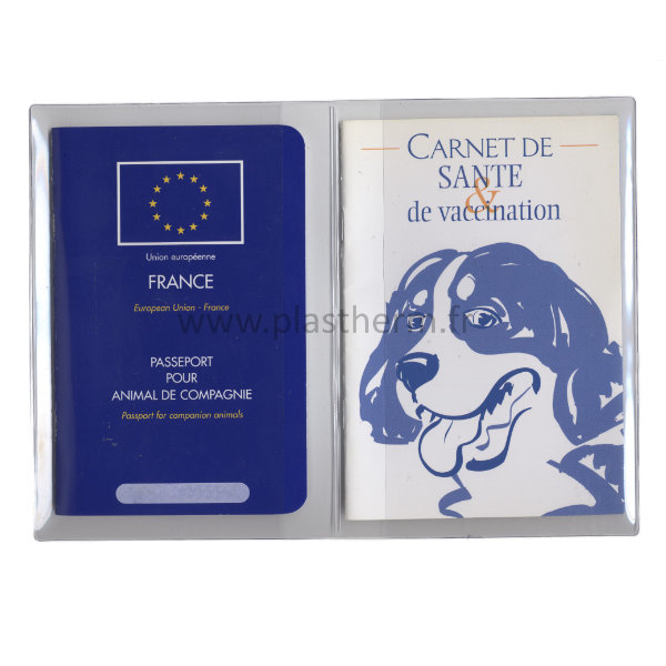 Protege carnet de sante pour chien -  France