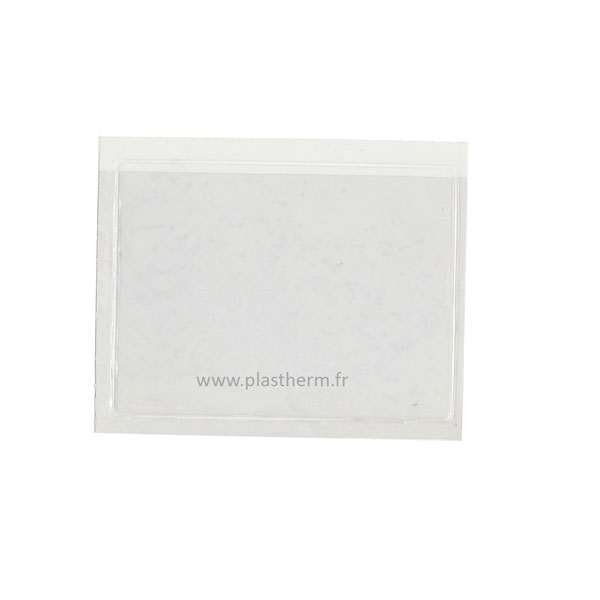 Sac à Étiquettes Adhésives pour Pare-Brise, Permis de Stationnement,  Transparent, Couverture de Carte en Plastique, Autocollant de Voiture, 4  Pièces