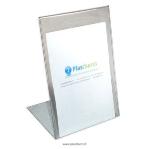 Présentoir de comptoir plastique rigide